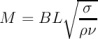 ∘ ---
M = BL -σ-
ρν
\relax \special {t4ht=