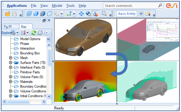 Visual-CFD GUI
